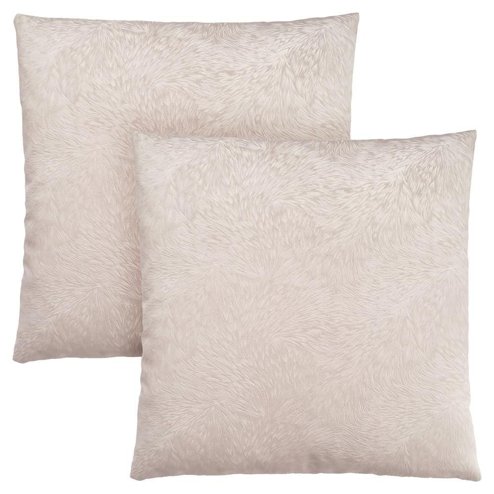 Pillows, Set Of 2, 18 X 18 Square, Insert Included, Decorative Throw, Accent. Picture 1
