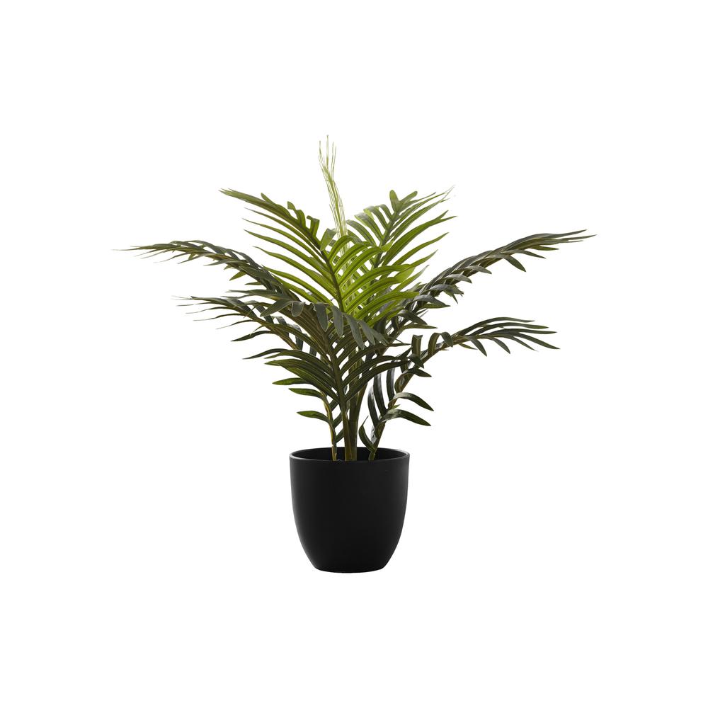 Artificial Plant, 20 Tall, Palm, Indoor, Faux, Fake, Table, Greenery, Potted. Picture 1