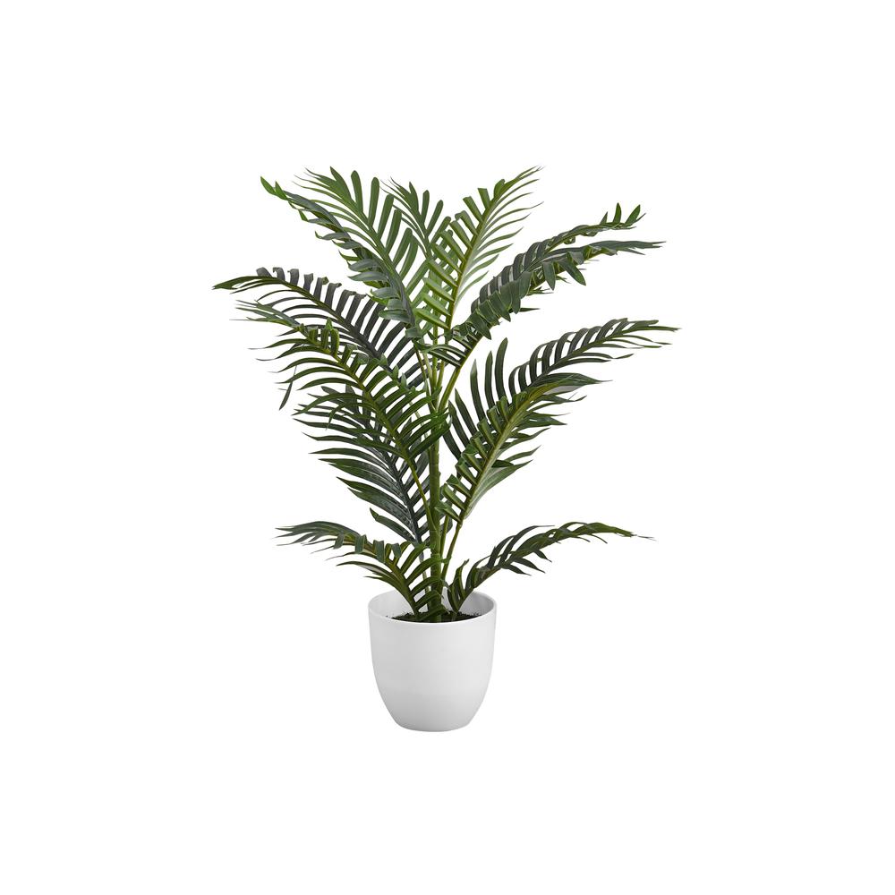 Artificial Plant, 28 Tall, Palm Tree, Indoor, Faux, Fake, Floor, Greenery. Picture 1