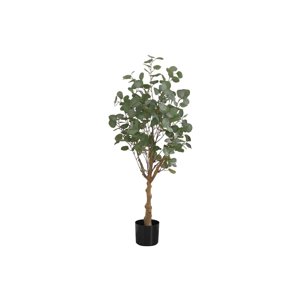 Artificial Plant, 46 Tall, Eucalyptus Tree, Indoor, Faux, Fake, Floor. Picture 1