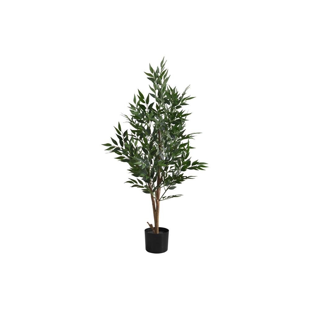 Artificial Plant, 47 Tall, Acacia Tree, Indoor, Faux, Fake, Floor, Greenery. Picture 1