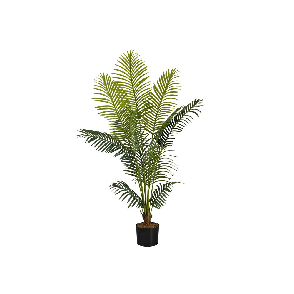 Artificial Plant, 57 Tall, Palm Tree, Indoor, Faux, Fake, Floor, Greenery. Picture 1