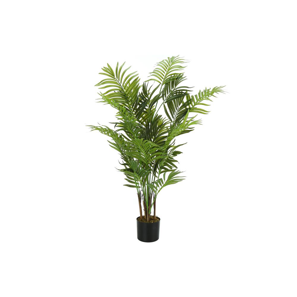 Artificial Plant, 47 Tall, Areca Palm Tree, Indoor, Faux, Fake, Floor. Picture 1