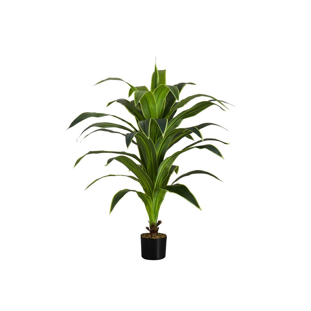 Artificial Plant, 47 Tall, Dracaena Tree, Indoor, Faux, Fake, Floor, Greenery. Picture 1