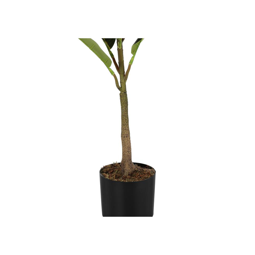 Artificial Plant, 40 Tall, Rubber Tree, Indoor, Faux, Fake, Floor, Greenery. Picture 2