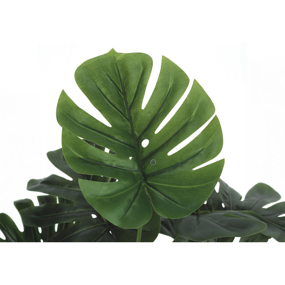 Artificial Plant, 24 Tall, Monstera, Indoor, Faux, Fake, Table, Greenery. Picture 3