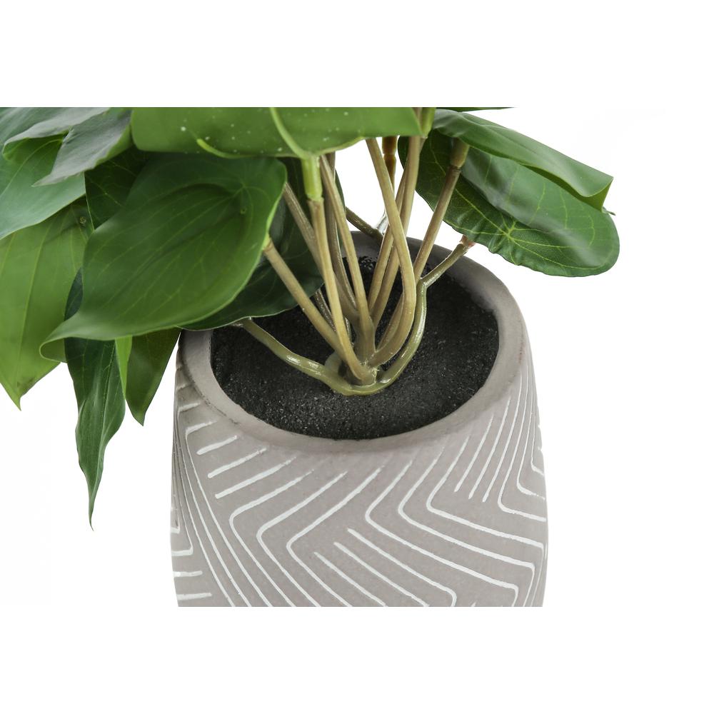 Artificial Plant, 8 Tall, Alocasia, Indoor, Faux, Fake, Table, Greenery. Picture 2