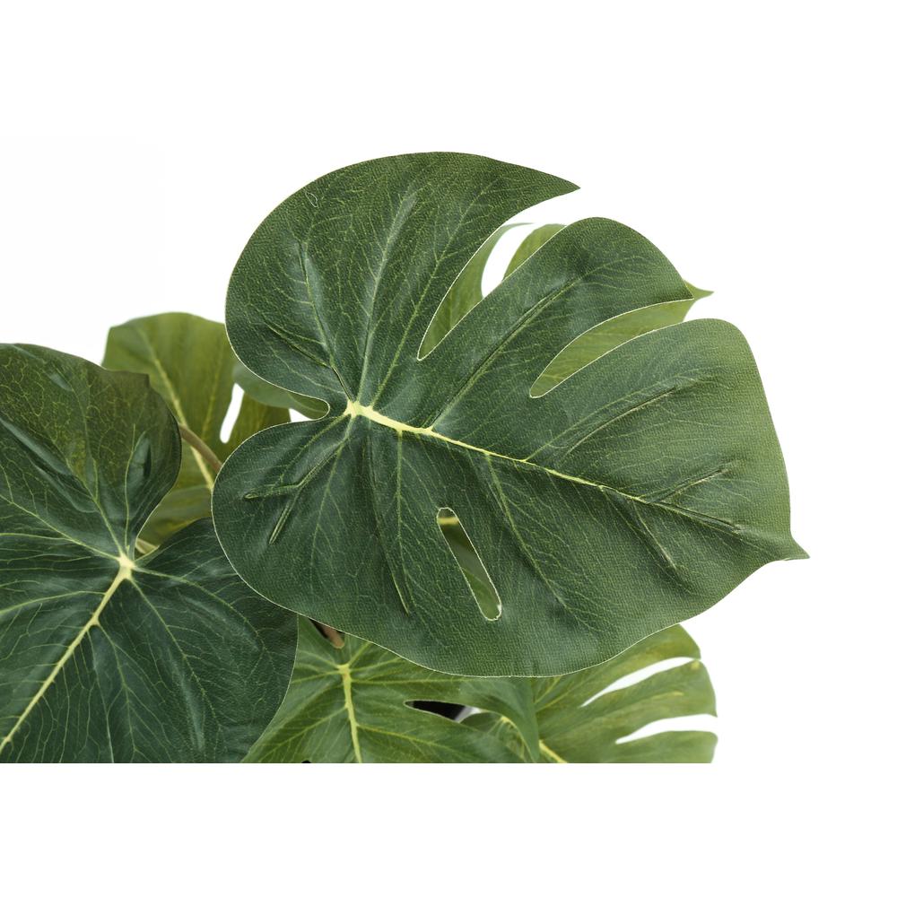 Artificial Plant, 13 Tall, Monstera Calthea, Indoor, Faux, Fake, Table. Picture 4