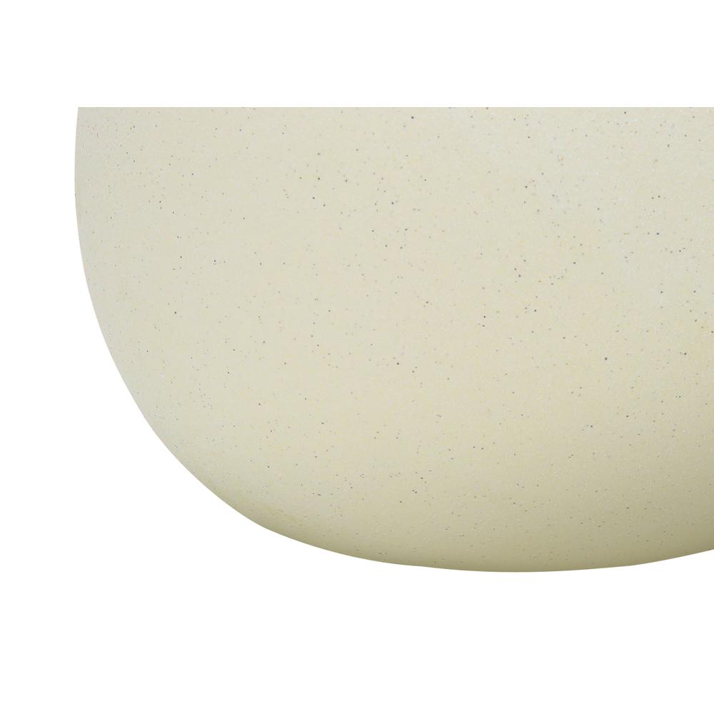 ="Lighting, 18""H, Table Lamp, Ivory / Cream Shade, Cream Ceramic, Contemporary. Picture 3
