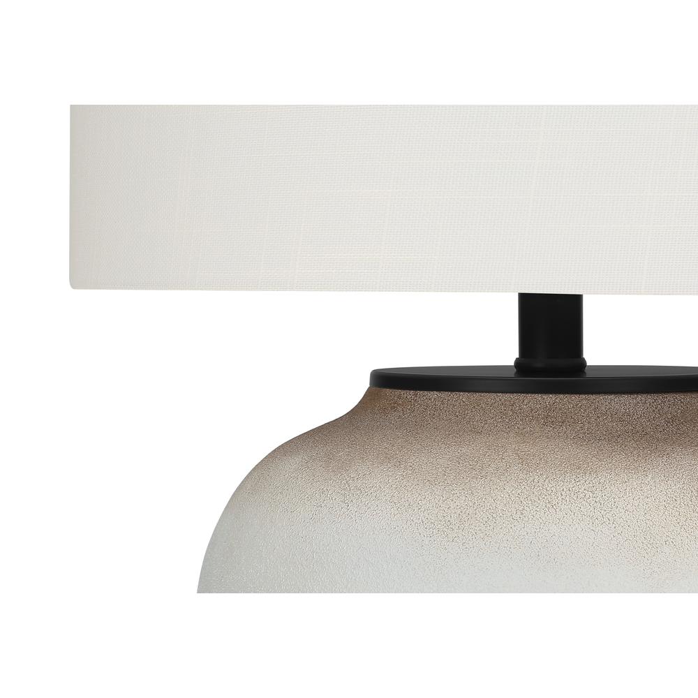 Lighting, 21"H, Table Lamp, Cream Ceramic, Ivory / Cream Shade, Modern. Picture 3