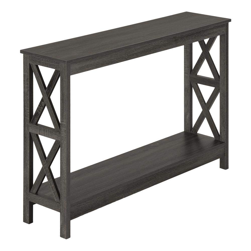 ACCENT TABLE - 48"L / GREY HALL CONSOLE. Picture 1