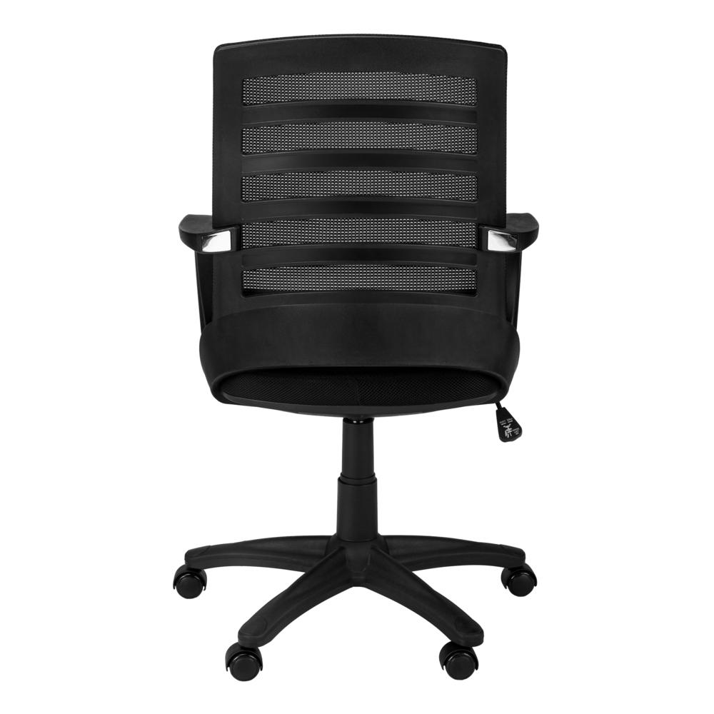 OFFICE CHAIR - BLACK / BLACK MESH / MID BACK / MULTI POSITION. Picture 9