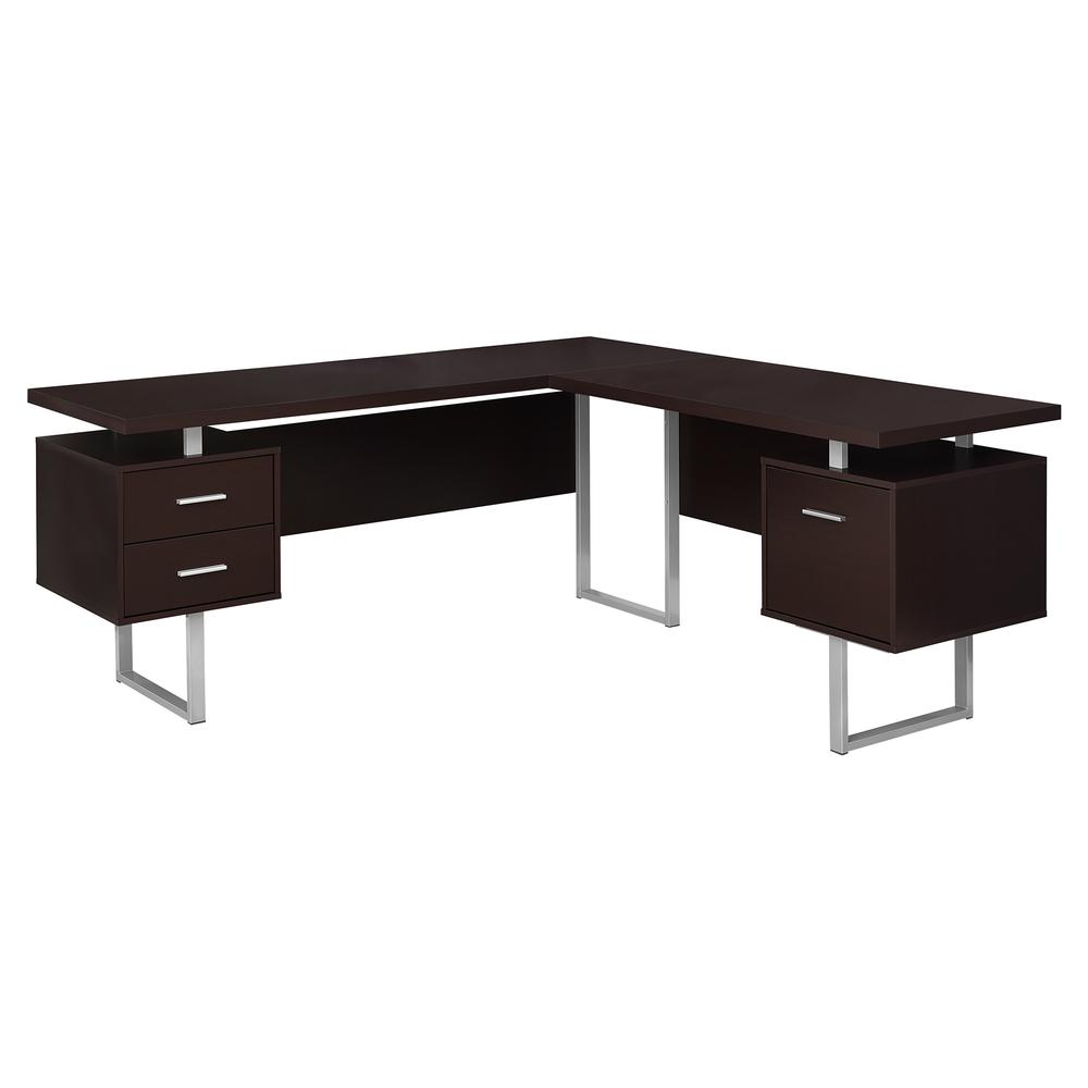 Monarch Hollow-Core Office Desk, Cappuccino, 60