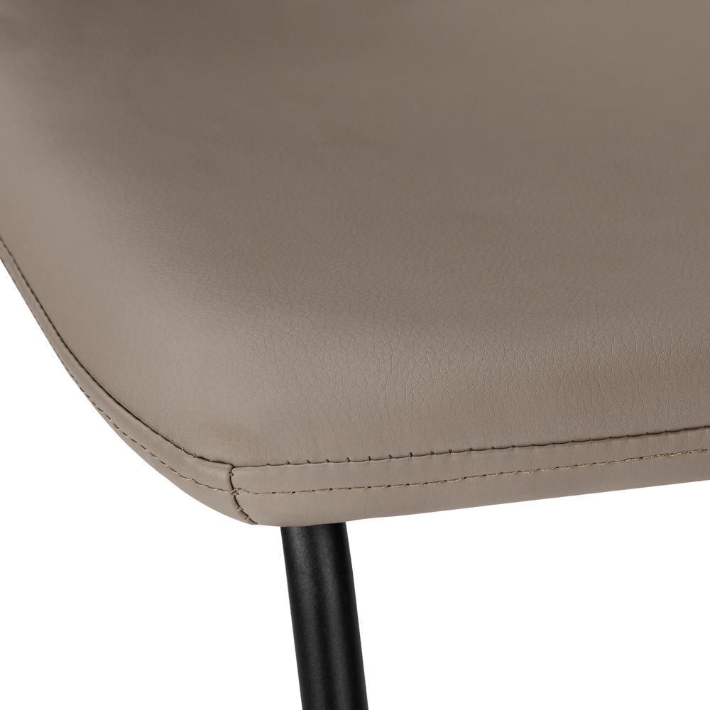 OFFICE CHAIR - TAUPE LEATHER-LOOK / STAND-UP DESK. Picture 7