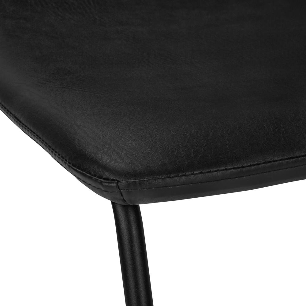 OFFICE CHAIR - BLACK LEATHER-LOOK / STAND-UP DESK. Picture 7