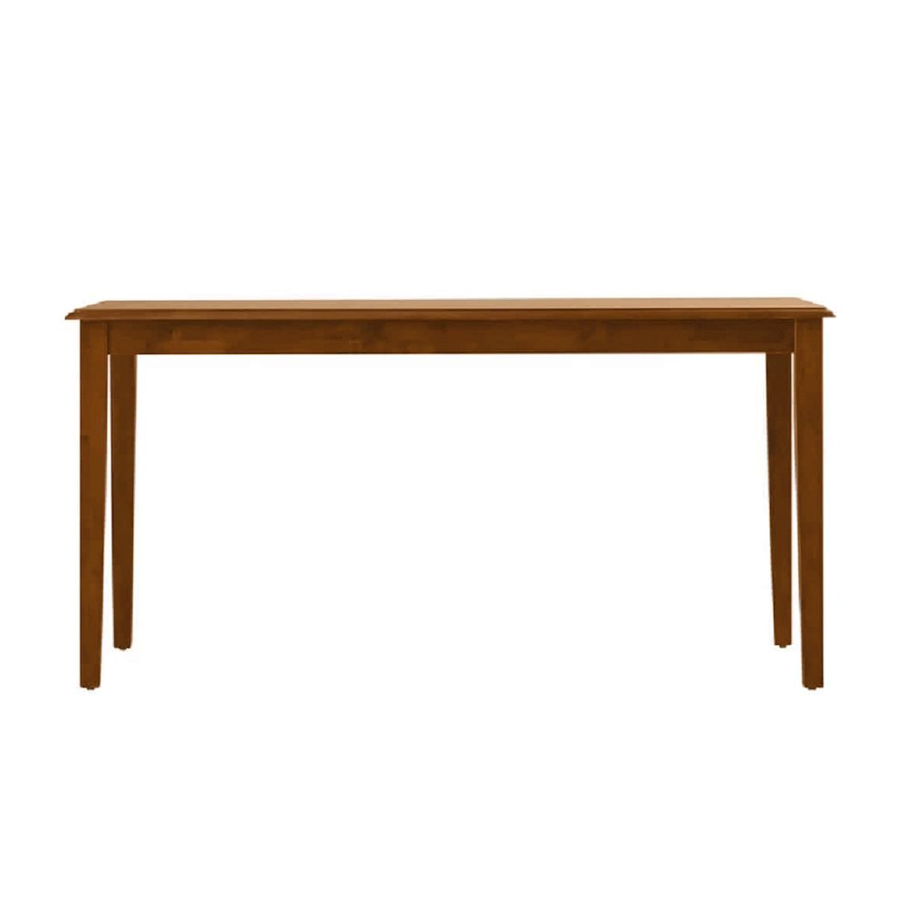 Shaker Rectangular Wood Dining Table - Walnut. Picture 6