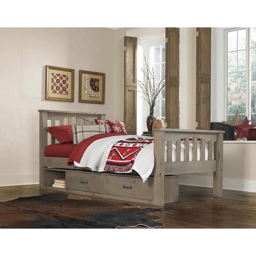 Highlands Harper Twin Bed Driftwood. Picture 4