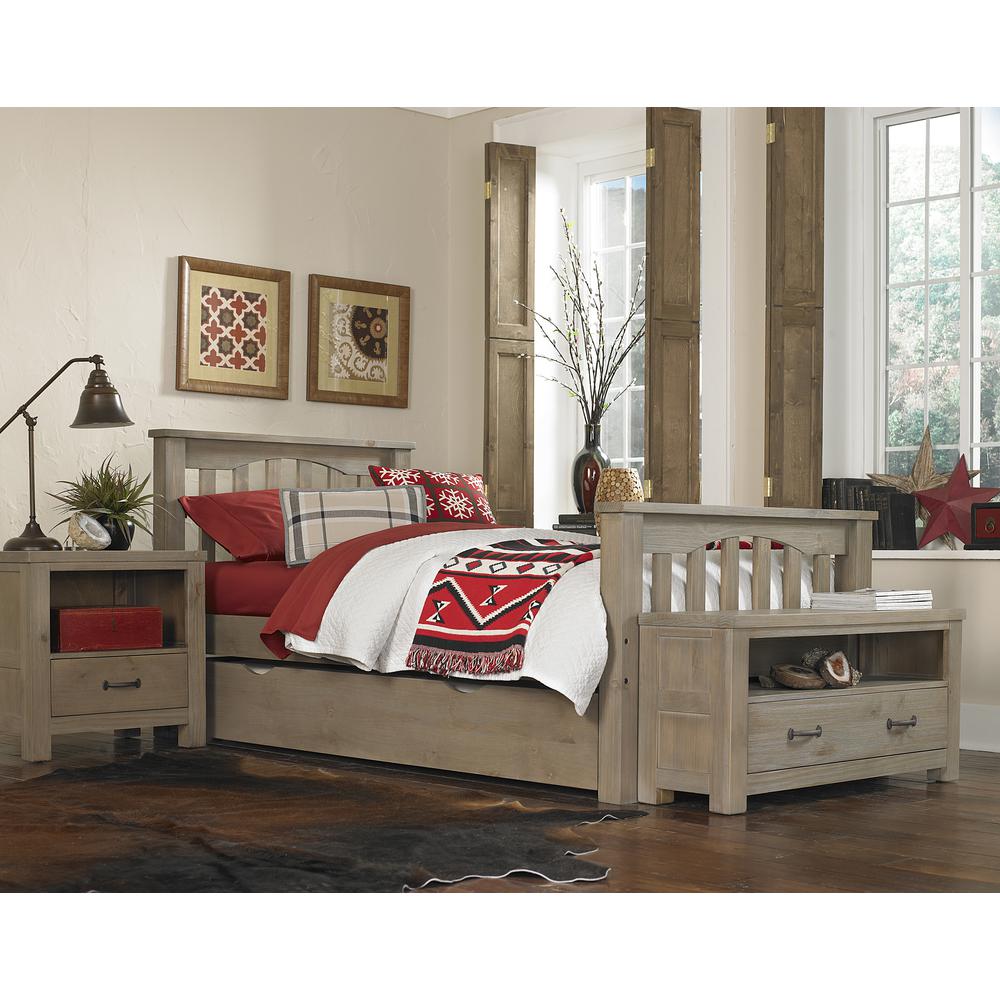 Highlands Harper Twin Bed Driftwood. Picture 5