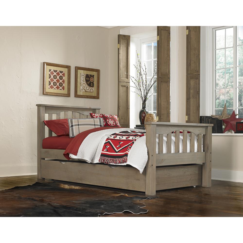 Highlands Harper Twin Bed Driftwood. Picture 6
