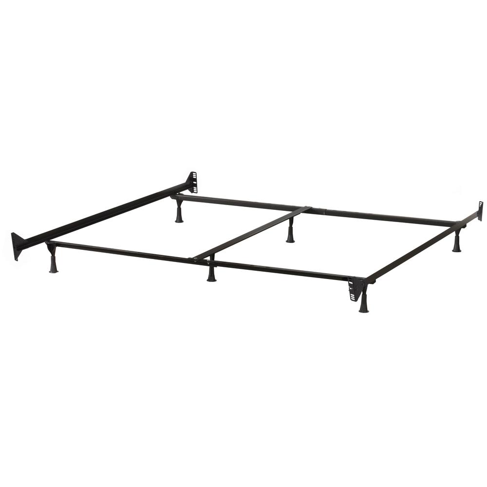 Metal Queen/King  Bed Frame, Black. Picture 100