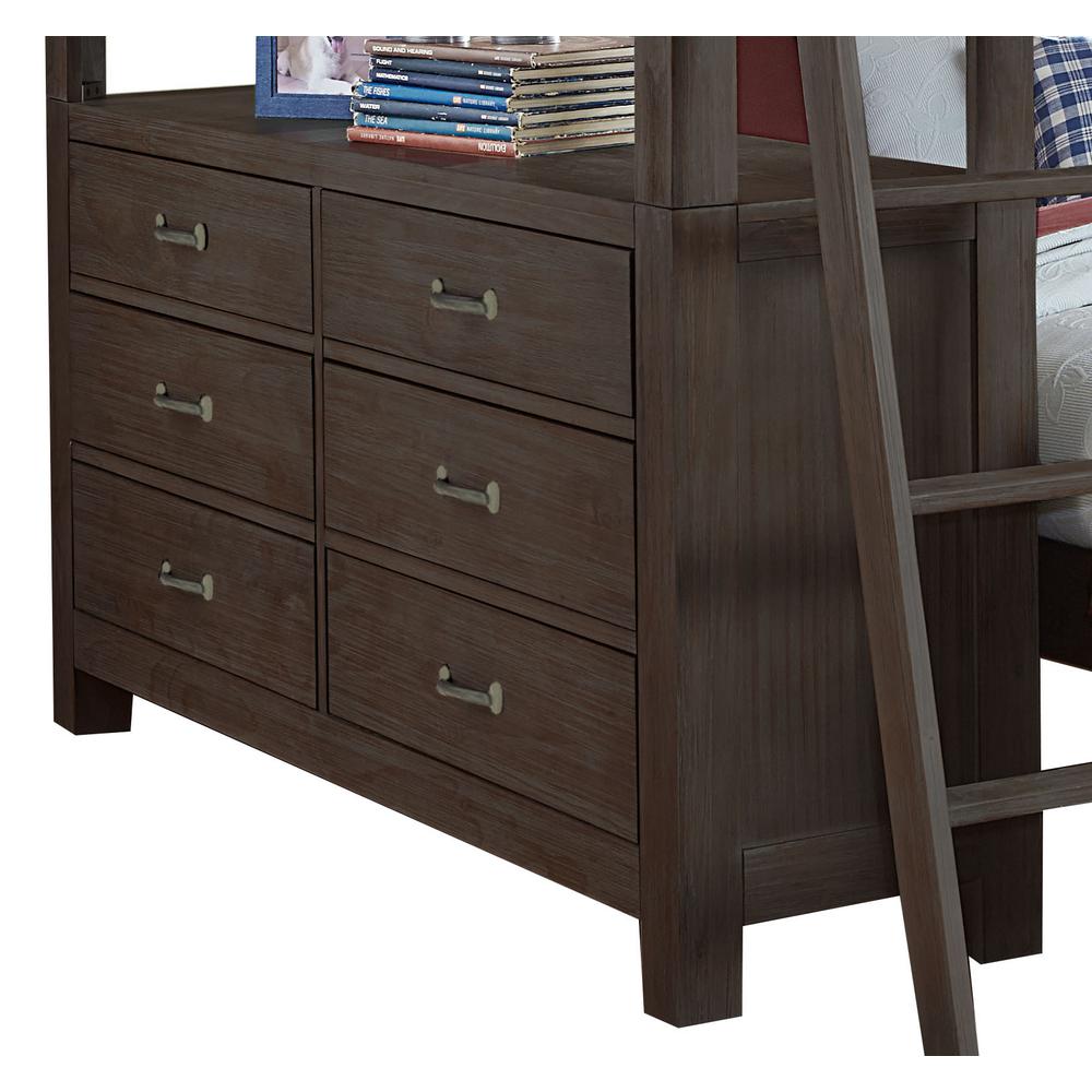 HIGHLANDS TWIN LOFT BED ESPRESSO. Picture 2