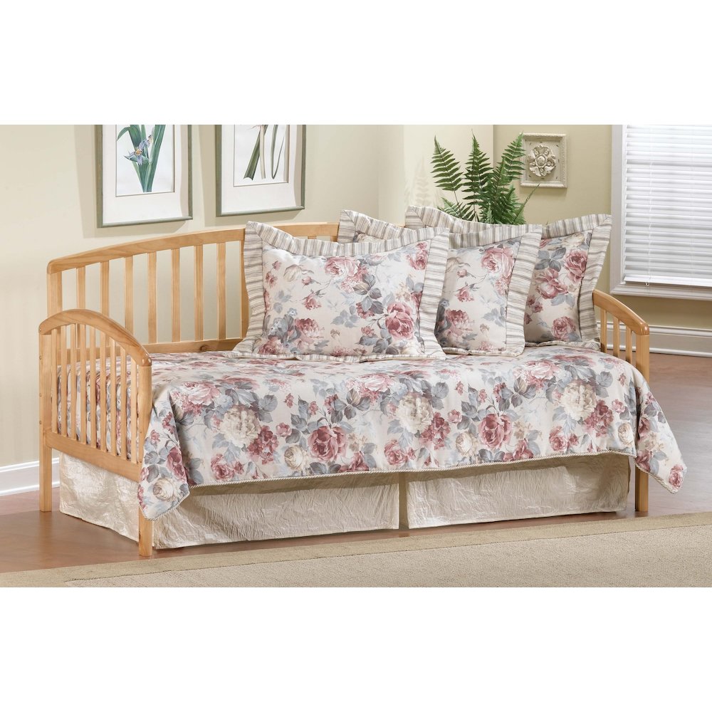 Carolina Daybed w/Suspension Deck and Roll-Out Trundle - Country Pine. Picture 1