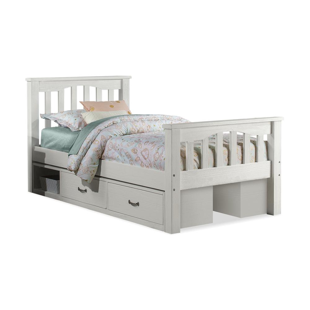 Highlands Haper Bed - Twin - White Finish. Picture 4