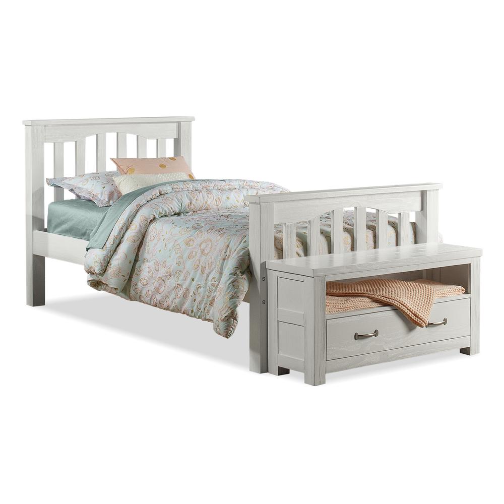 Highlands Haper Bed - Twin - White Finish. Picture 15