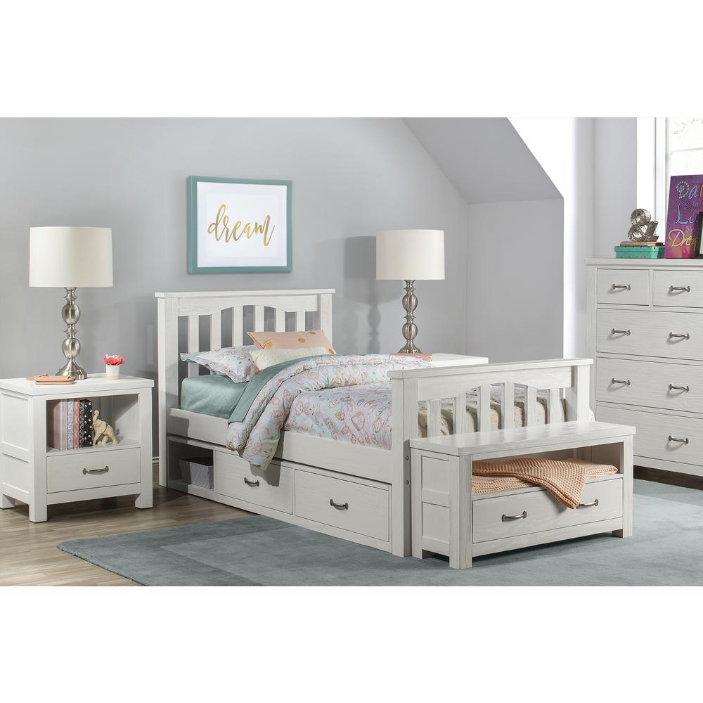 Highlands Haper Bed - Twin - White Finish. Picture 5