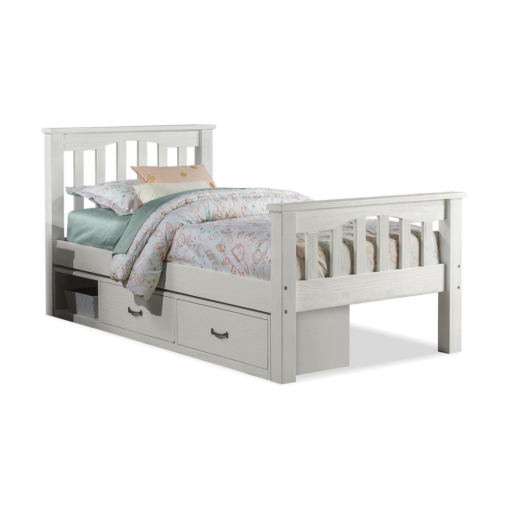 Highlands Haper Bed - Twin - White Finish. Picture 6