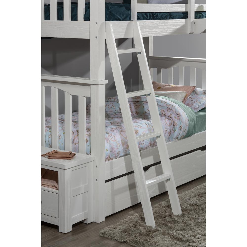 Highlands Haper Twin/Twin Bunk Bed - White Finish. Picture 34