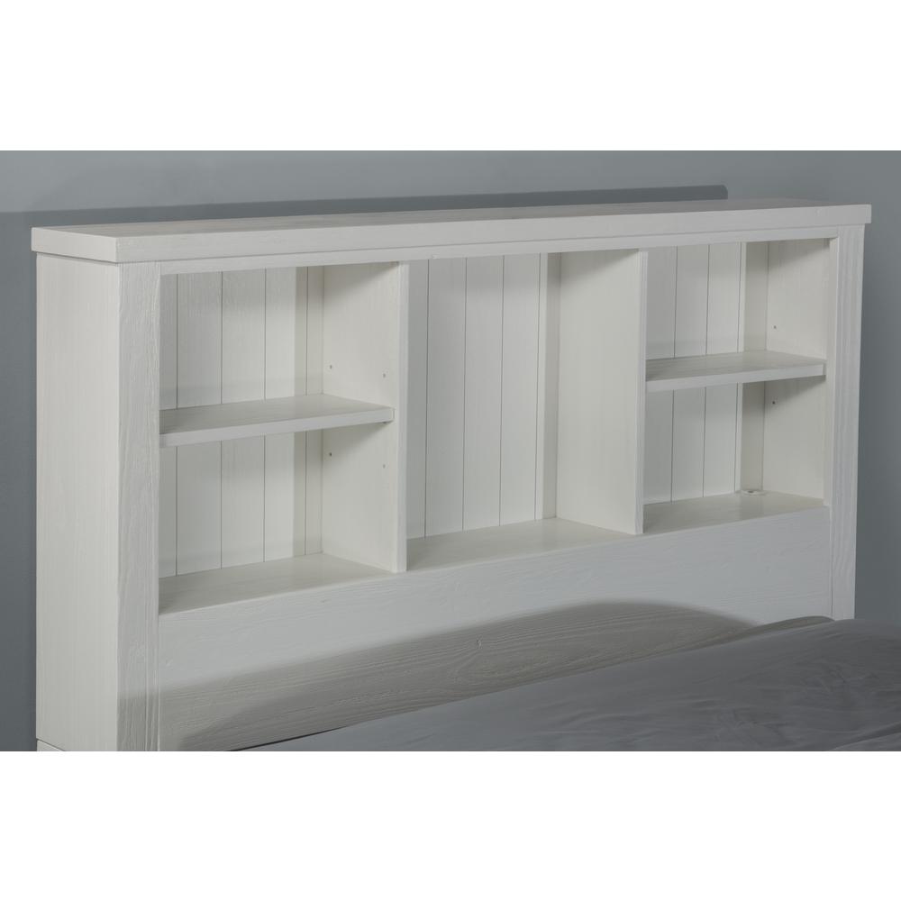 Highlands Bookcase Bed - Full - White Finish. Picture 15