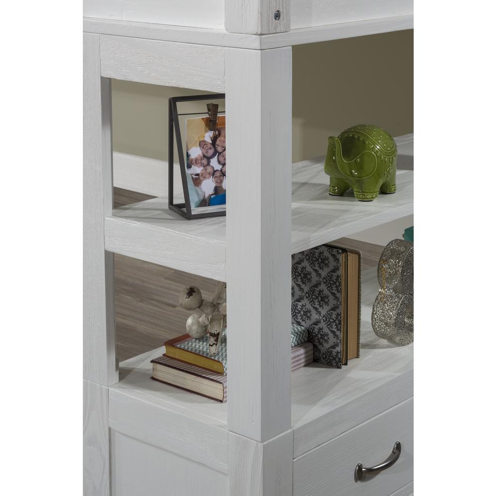 Highlands Loft Bed - Twin - White Finish. Picture 17