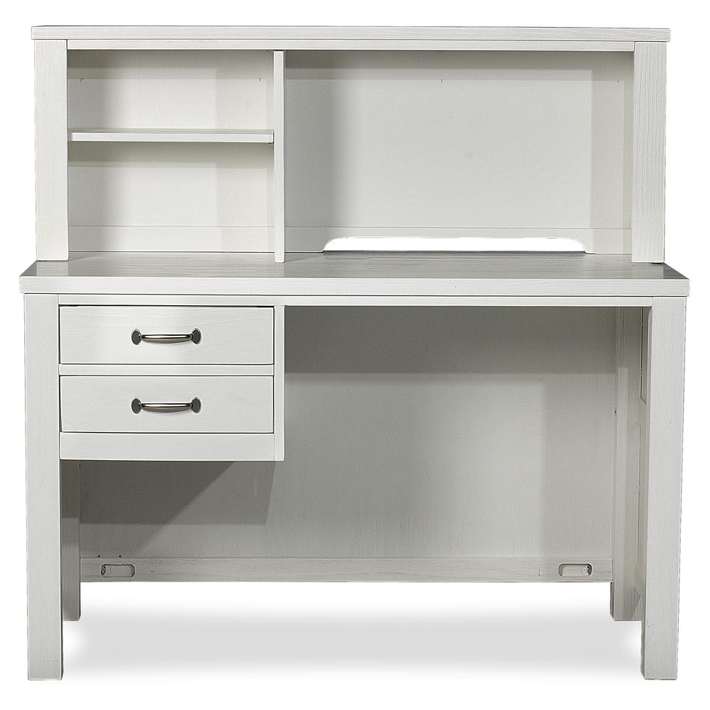 Hillsdale Kids and Teen Highlands Wood Desk with Hutch, White. Picture 9