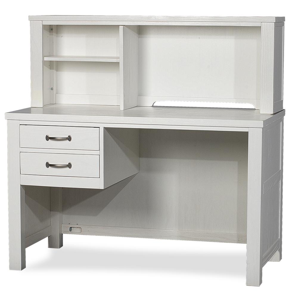 Hillsdale Kids and Teen Highlands Wood Desk with Hutch, White. Picture 8