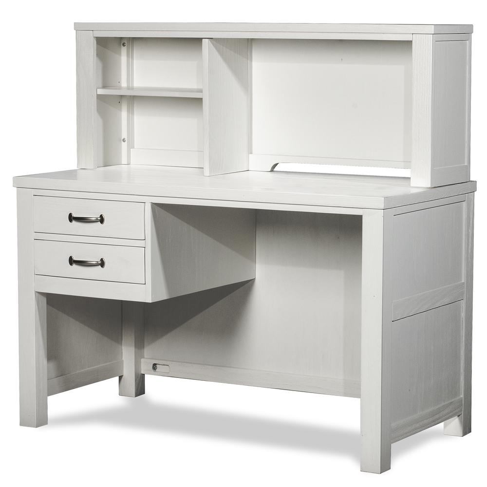 Hillsdale Kids and Teen Highlands Wood Desk with Hutch, White. Picture 7
