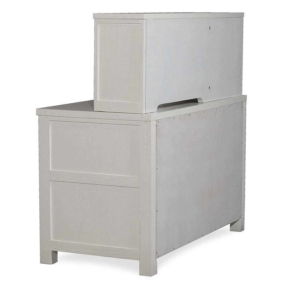 Hillsdale Kids and Teen Highlands Wood Desk with Hutch, White. Picture 4