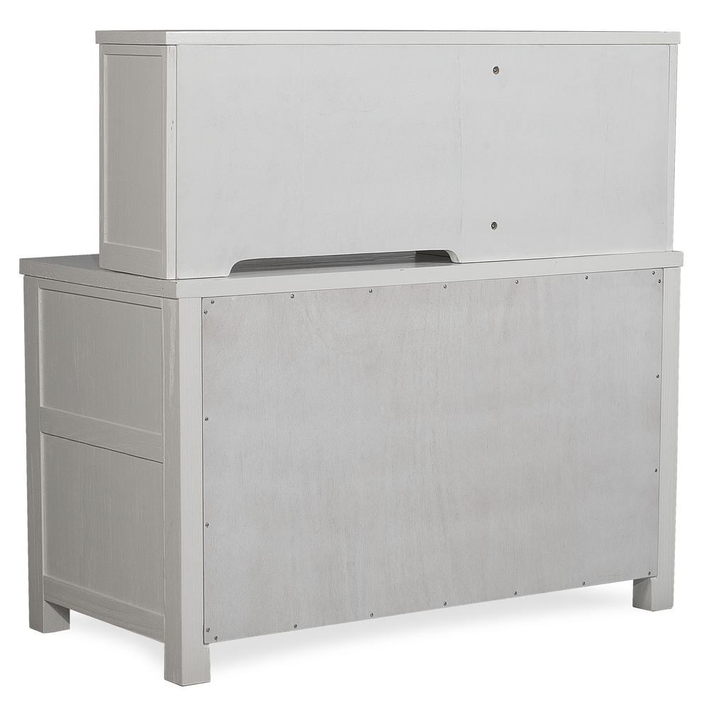 Hillsdale Kids and Teen Highlands Wood Desk with Hutch, White. Picture 3