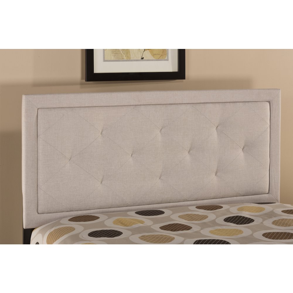 Becker Headboard - King - Headboard Frame Not Included - Cream. The main picture.