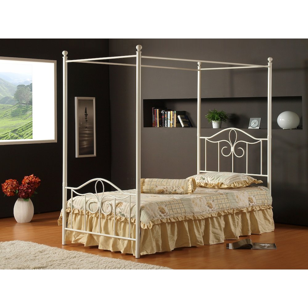 Westfield Canopy Bed Set Twin Rails, Twin Canopy Bed Set
