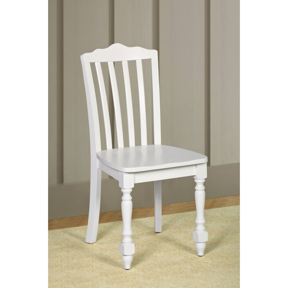 Wood Chair, White. Picture 1