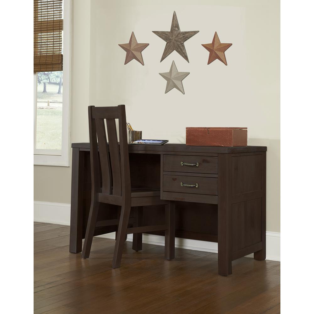 Hillsdale Kids and Teen Highlands Wood Desk and Chair, Espresso. Picture 1