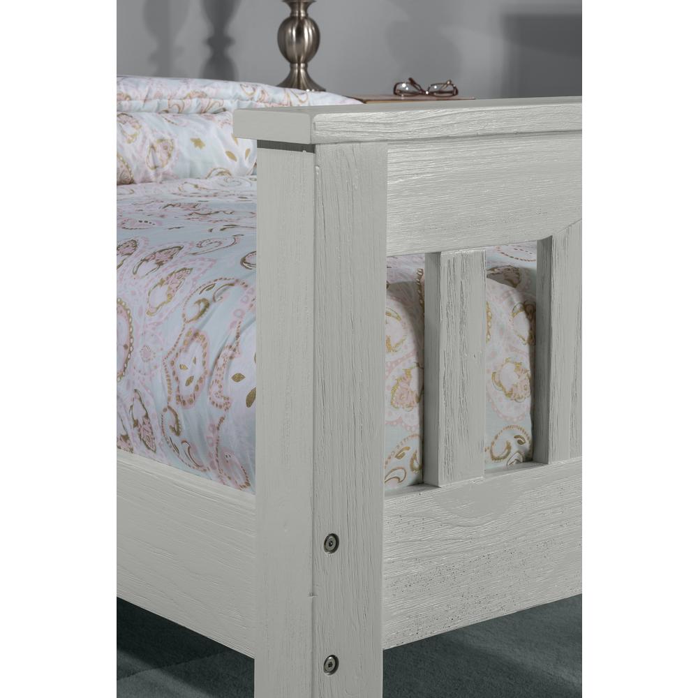 Highlands Harper Bed with Trundle - Twin - White Finish. Picture 5