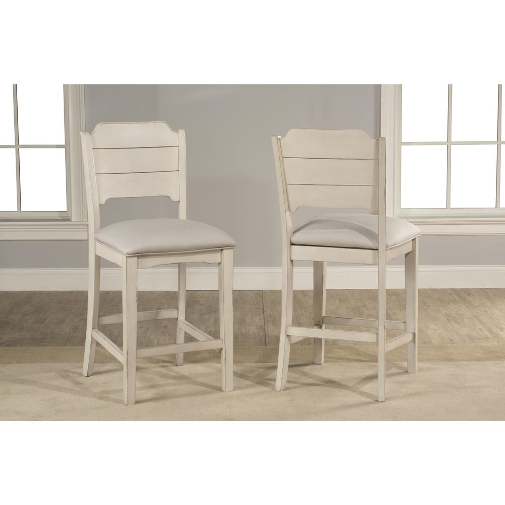 Clarion Non-Swivel Open Back Counter Height Stool - Set of 2. Picture 2
