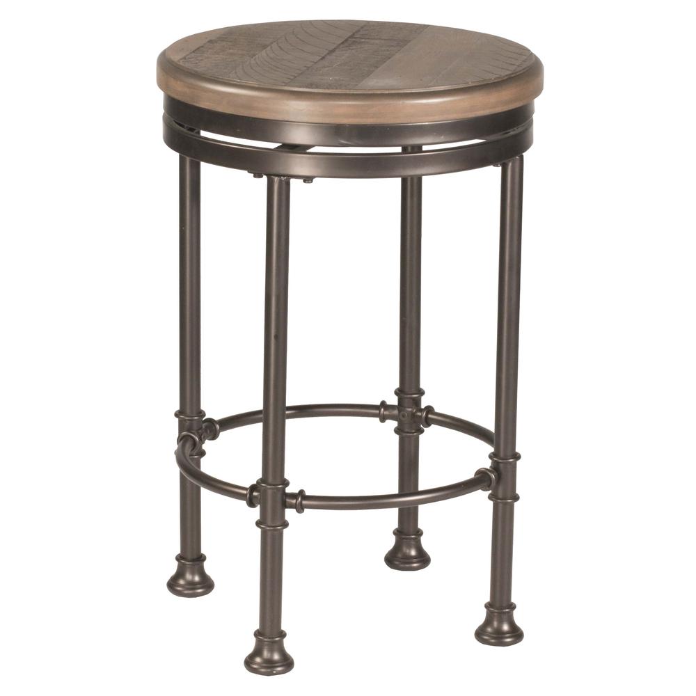 Casselberry Swivel Backless Round Counter Stool. Picture 2