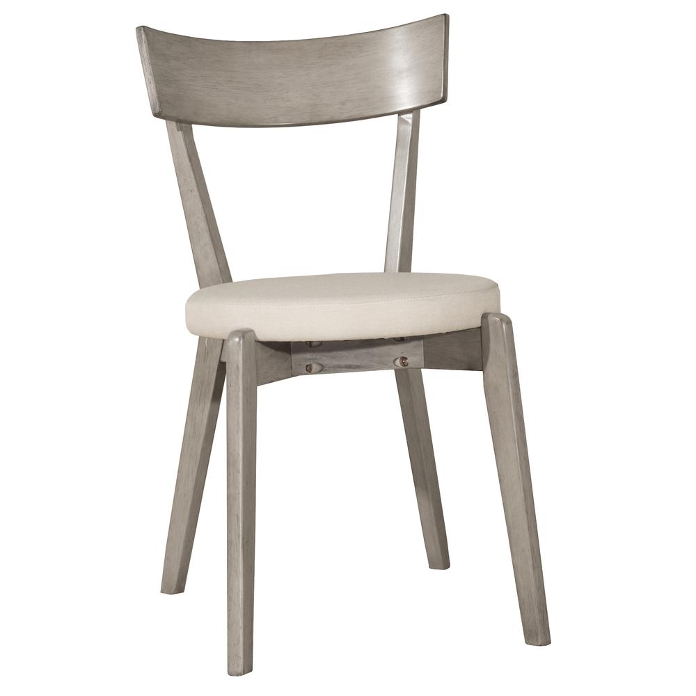 Mayson Wood Dining Chair, Set of 2, Gray. Picture 3