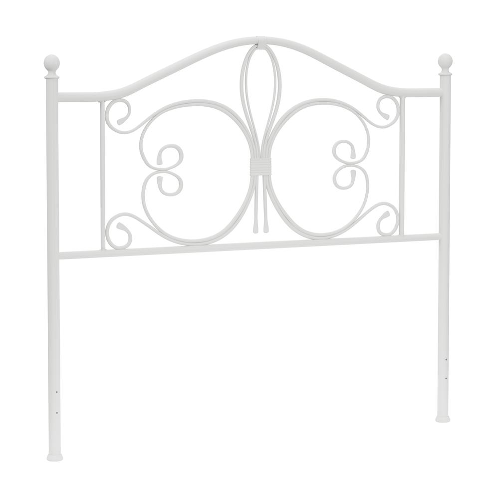 Ruby Full/Queen Metal Headboard, Textured White. Picture 5