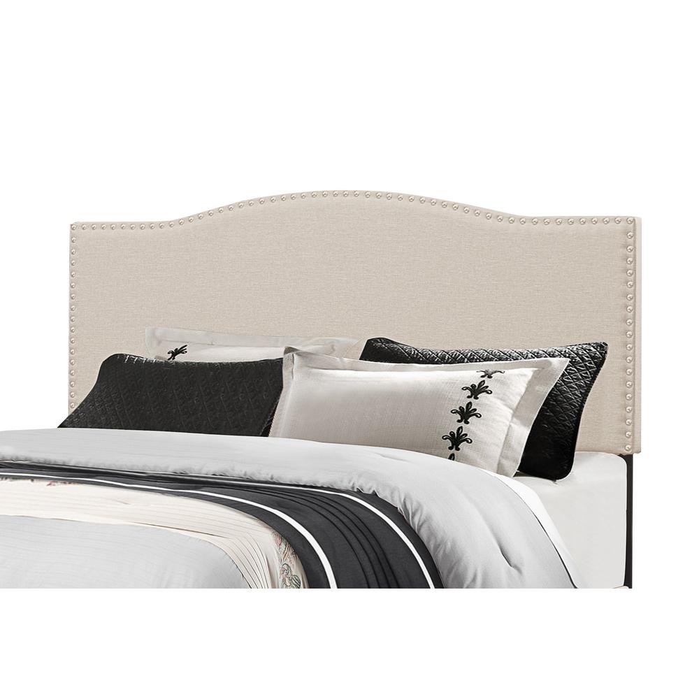 Kiley Full/Queen Upholstered Headboard, Linen. Picture 1