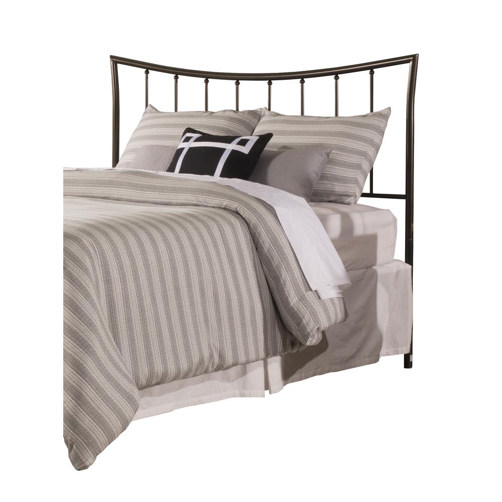 Edgewood King Metal Headboard with Frame, Magnesium Pewter. Picture 1