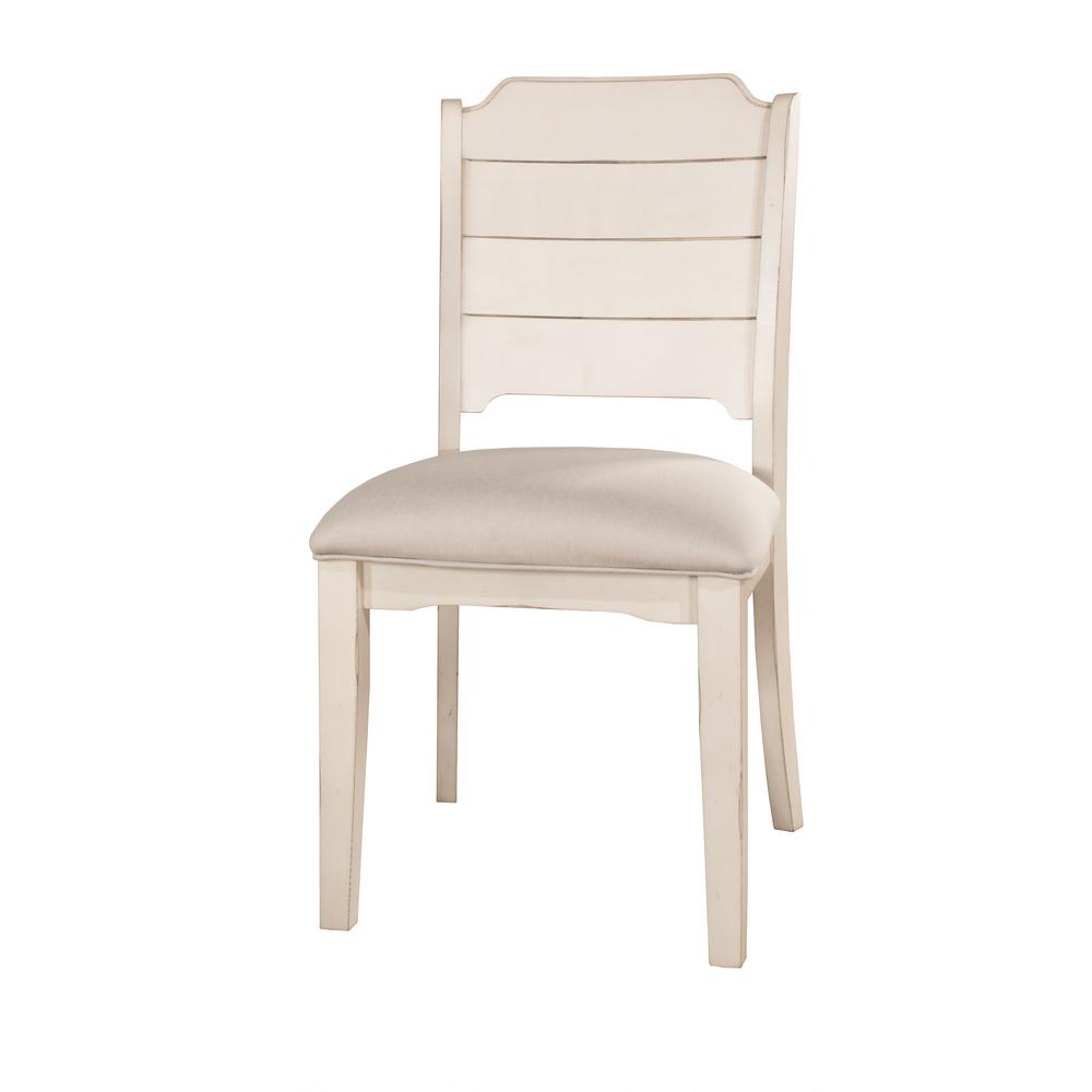 Clarion Wood Dining Chair, Set of 2, Sea White. Picture 3